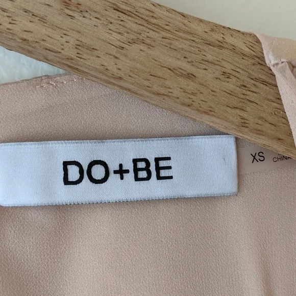 DO+BE Chiffon Striped Dressy Blouse XS - Picture 5 of 6